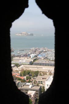 Pier 39, Alcatraz, Coit Tower, Telegraph Hill, San Francisco, Kalifornien