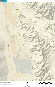 Landkarte, Death Valley, Kalifornien