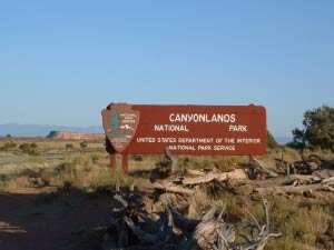 Entrance Sign, Canyonlands, Utah