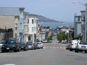 Grant Avenue, Telegraph Hill, San Francisco, Kalifornien