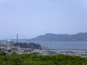 Golden Gate Bridge, Telegraph Hill, San Francisco, Kalifornien