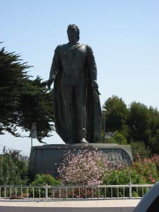 Christoph Columbus Monument, Coit Tower, Telegraph Hill, San Francisco, Kalifornien