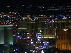 Bellagio, Mirage, Cesars Palace, Treasure Island, Stratossphere Tower, Las Vegas, Nevada