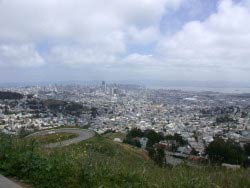 Financial District, Market Street, Twin Peaks, San Francisco, Kalifornien