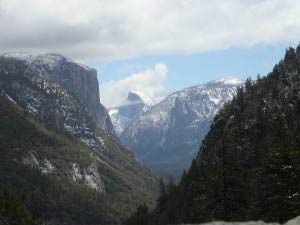 El Capitan, Half Dome, Yosemite, Kalifornien