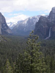 Tunnel View, Bridalveil Fall, Yosemite, Kalifornien