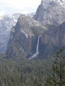 Bridalveil Fall, Tunnel View, Yosemite, Kalifornien