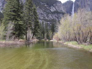 Merced River, Yosemite Falls, Yosemite, Kalifornien