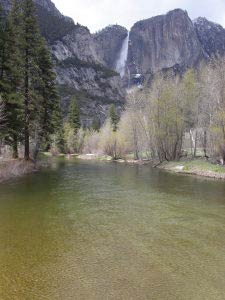 Merced River, Yosemite Falls, Yosemite, Kalifornien