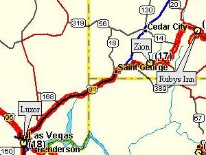 Reiseroute 2003