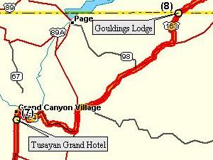 Reiseroute 2003