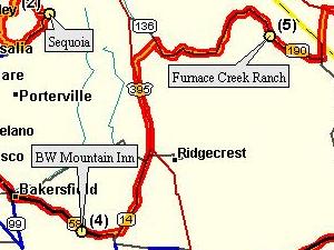 Reiseroute 2003