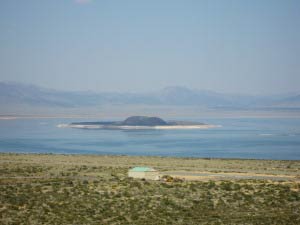 Negit Island, Mono Lake, Kalifornien