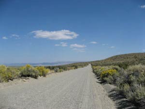 Test Station Road, Mono Lake, Kalifornien