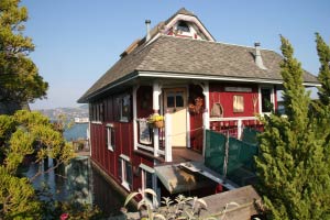 Hausboote, Sausalito, Kalifornien