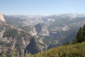 Nevada Fall, Vernal Fall, Glacier Point, Yosemite, Kalifornien