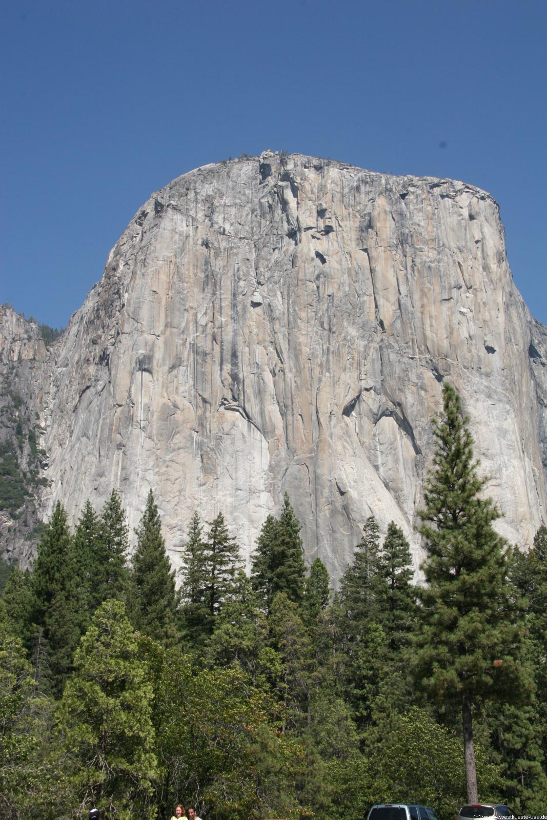 El Capitan Granitfelswand Im Yosemite Nationalpark