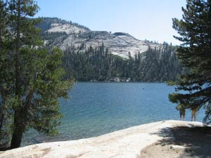 Tenaya Lake, Tioga Pass, Yosemite, Kalifornien
