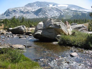 Tuolumne River, Tioga Pass, Yosemite, Kalifornien