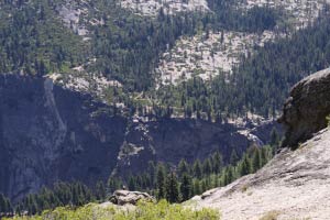John Muir Trail, Illilouette Fall, Washburn Point, Yosemite, Kalifornien