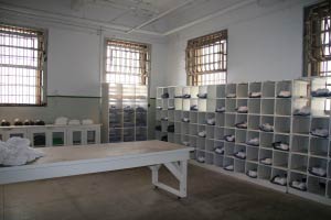 Shower Room, Cellhouse, Alcatraz, San Francisco, Kalifornien