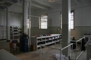 Shower Room, Cellhouse, Alcatraz, San Francisco, Kalifornien