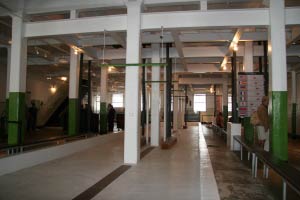 Shower Room, Cellhouse, Alcatraz, San Francisco, Kalifornien