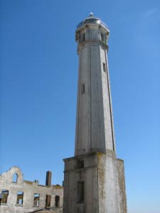 Lighthouse, Alcatraz, San Francisco, Kalifornien