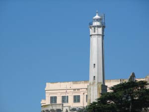 Lighthouse, Alcatraz, San Francisco, Kalifornien