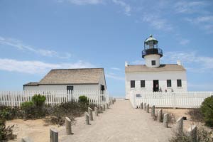 Old Point Loma Lighthouse, Cabrillo National Monument, San Diego, Kalifornien