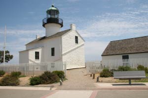 Old Point Loma Lighthouse, Cabrillo National Monument, San Diego, Kalifornien