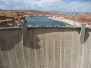 Glen Canycon Dam, Lake Powell, Glen Canyon, Arizona