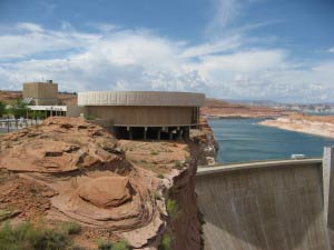 Visitor Center, Glen Canycon Dam, Glen Canyon, Arizona