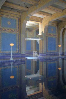 Roman Pool, Hearst Castle, Kalifornien