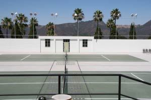 Tennis Court, Hearst Castle, Kalifornien