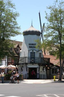 Windmhle, Hamlet Square, Solvang, Kalifornien