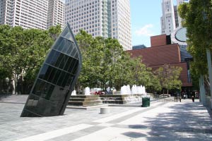 East Garden, Yerba Buena Gardens, San Francisco, Kalifornien