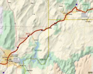 Reiseroute 2007