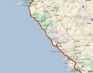 Reiseroute 2007