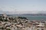 Ausblick vom Coit Tower auf Golden Gate Bridge