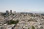 Ausblick vom Coit Tower auf Downtown San Francisco