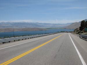 Topaz Lake, Highway 395, Kalifornien