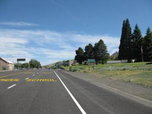 Lee Vining, Highway 395, Kalifornien