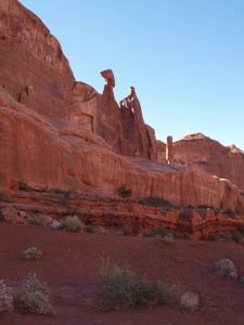 Queen Nefertiti, The Popsicle, Sausage Rock, Park Avenue, Arches, Utah