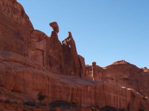 Queen Nefertiti, The Popsicle, Sausage Rock, Park Avenue, Arches, Utah