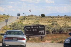 Eingangsschild, Dead Horse Point State Park, Utah