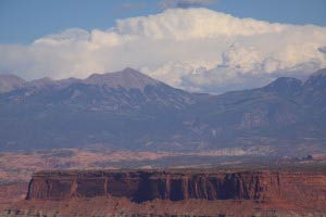 La Sal Mountains, Dead Horse Point State Park, Utah