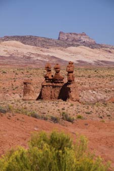 Three sisters, Goblin Valley, Utah