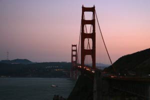 Dana Bowers Memorial Vista Point, Golden Gate Bridge, San Francisco, Kalifornien