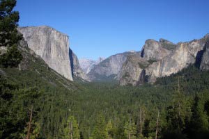 El Capitan, Half Dome, Tunnel View, Yosemite, Kalifornien